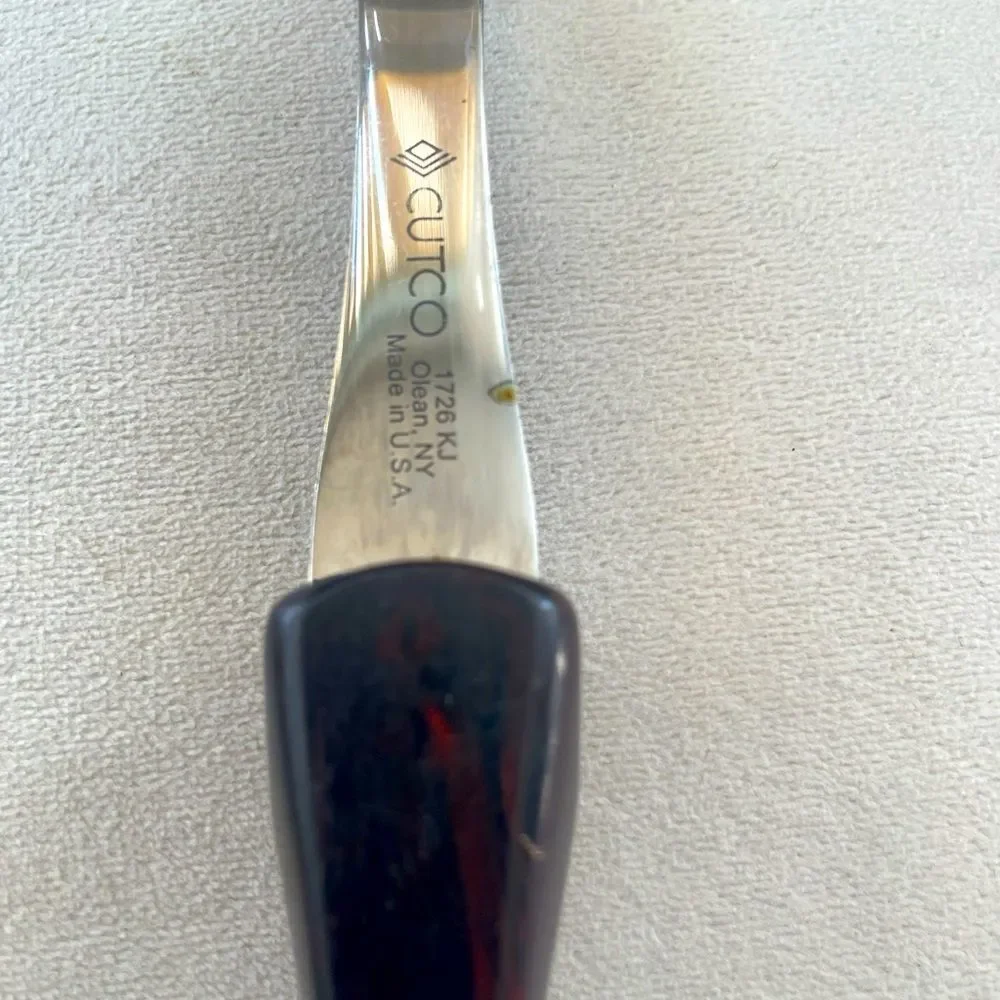 Cutco # 1726 KJ Fork & Mixing Large Serving Spoon 17 KH  Classic Dark Brown